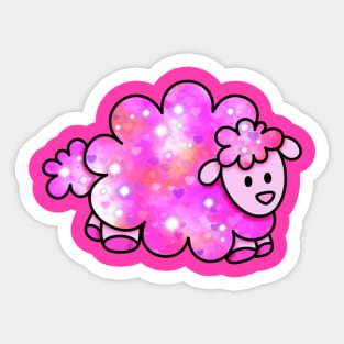 Cotton Candy Wool - Pink Sticker